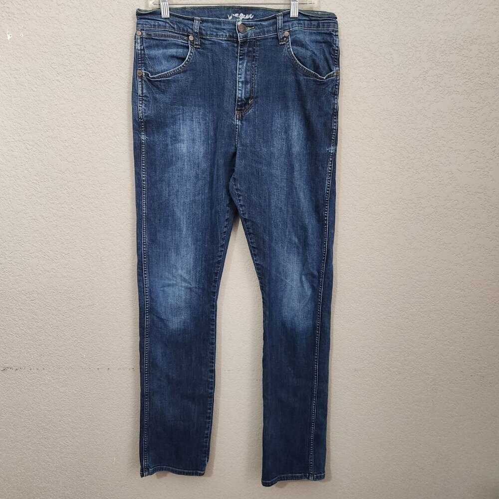 Wrangler Retro Mens Straight Leg Denim Jeans Size 33x34.5 MWZ88